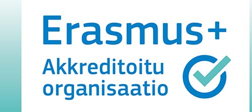 Erasmus+ akkreditoitu organisaatio. 
