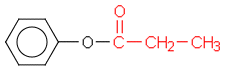 fenolin ja propaanihapon esterin rakennekaava